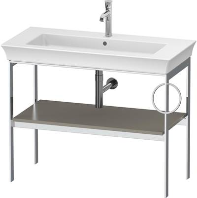 Duravit WT4544R9292 - Duravit White Tulip 38 3/4" X 17 3/4" Console In Satin Matte Stone Gray