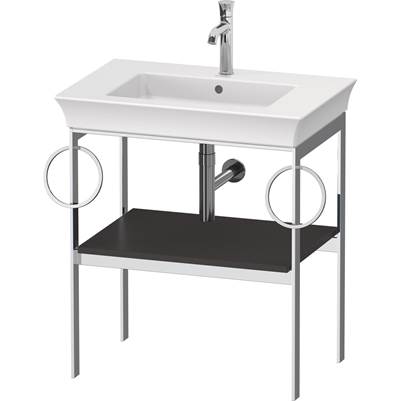 Duravit WT4546B5858 - Duravit White Tulip 26 7/8" X 17 3/4" Console In Satin Matte Graphite