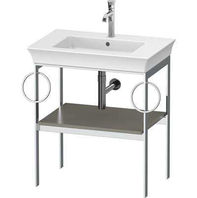 Duravit WT4546B9292 - Duravit White Tulip 26 7/8" X 17 3/4" Console In Satin Matte Stone Gray