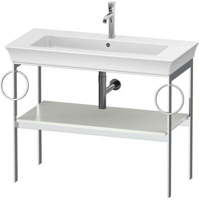 Duravit WT4547B3636 - Duravit White Tulip 38 3/4" X 17 3/4" Console In Satin Matte White