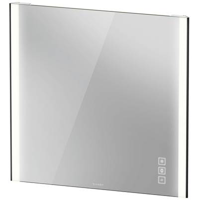 Duravit XV70420B2B26000 - Duravit Xviu Icons Control Led Mirror In Matte Black, 2700K - 6500K