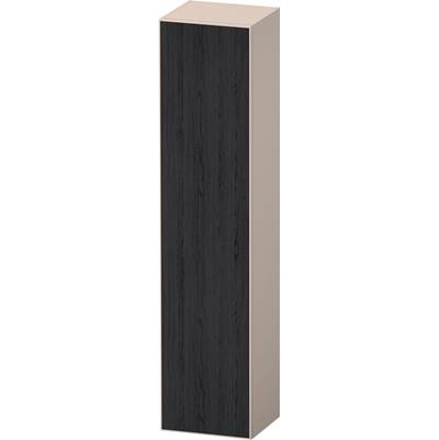 Duravit ZE1352L16830000 - Duravit Zencha 15 3/4" X 69 1/4" Wall Mount Linen Cabinet In Black Oak