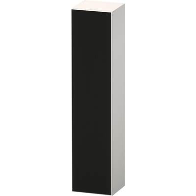 Duravit ZE1352R63840000 - Duravit Zencha 15 3/4" X 69 1/4" Wall Mount Linen Cabinet In Black Line Structure