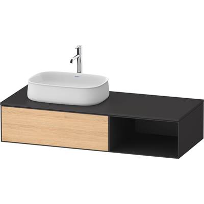 Duravit ZE4818030800000 - Duravit Zencha 51 1/8" Wall Mount One Drawer Single Vanity Cabinet In Natural Oak, Sink Sold Separately