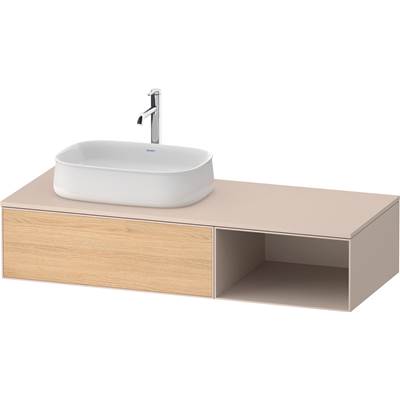 Duravit ZE4818030830000 - Duravit Zencha 51 1/8" Wall Mount One Drawer Single Vanity Cabinet In Natural Oak, Sink Sold Separately