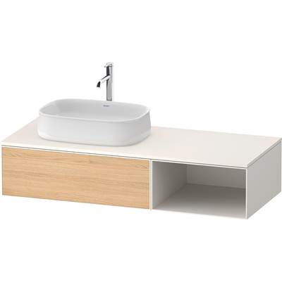 Duravit ZE4818030840000 - Duravit Zencha 51 1/8" Wall Mount One Drawer Single Vanity Cabinet In Natural Oak, Sink Sold Separately