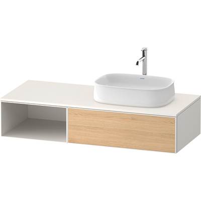 Duravit ZE4819030840000 - Duravit Zencha 51 1/8" Wall Mount One Drawer Single Vanity Cabinet In Natural Oak, Sink Sold Separately