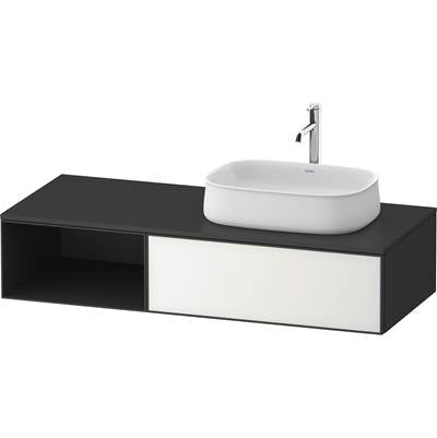 Duravit ZE4819064800000 - Duravit Zencha 51 1/8" Wall Mount One Drawer Single Vanity Cabinet In White, Sink Sold Separately