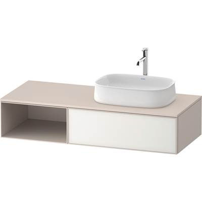 Duravit ZE4819064830000 - Duravit Zencha 51 1/8" Wall Mount One Drawer Single Vanity Cabinet In White, Sink Sold Separately