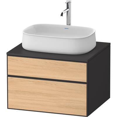 Duravit ZE4820030800000 - Duravit Zencha 25 5/8" Wall Mount Two Drawer Single Vanity Cabinet In Natural Oak, Sink Sold Separately