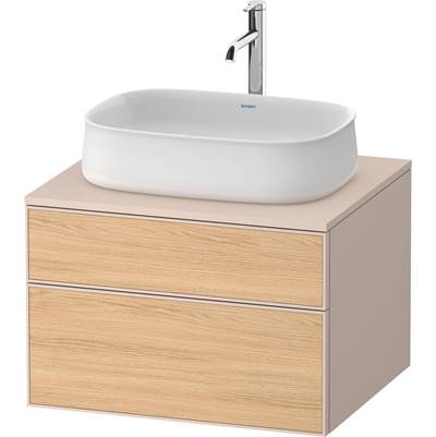 Duravit ZE4820030830000 - Duravit Zencha 25 5/8" Wall Mount Two Drawer Single Vanity Cabinet In Natural Oak, Sink Sold Separately