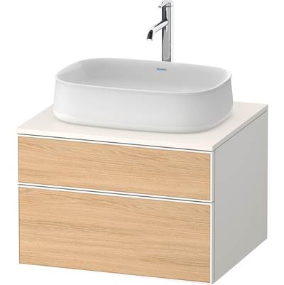 Duravit ZE4820030840000 - Duravit Zencha 25 5/8" Wall Mount Two Drawer Single Vanity Cabinet In Natural Oak, Sink Sold Separately