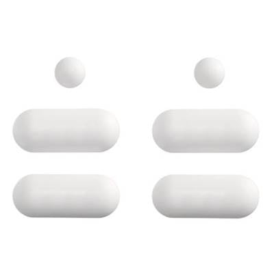 Duravit 1001770000 - Duravit Bumper Set, Toilet Part