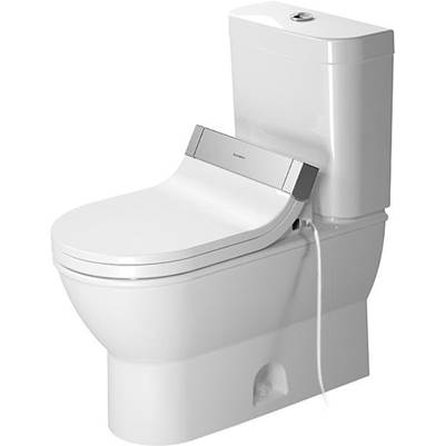 Duravit 2126012000 - Duravit Darling New 1.28 Gpf Single Flush Elongated Toilet Bowl In White With Hygieneglaze