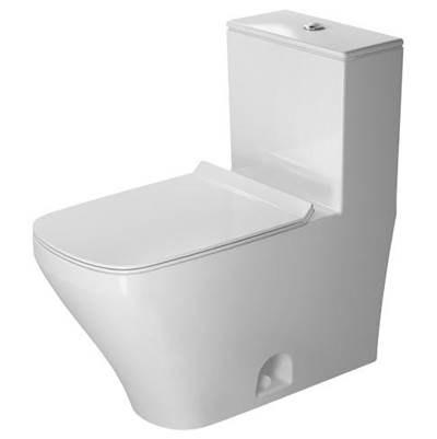 Duravit D4052200 - Duravit Durastyle 1.28 Gpf Single Flush Elongated One Piece Toilet In White, Top Push Button Flush - Seat Included