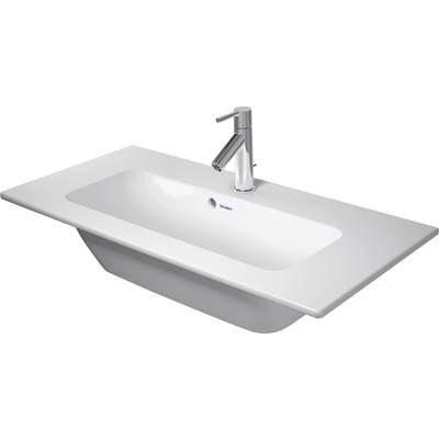 Duravit 2342833260 - Duravit Me By Starck 32 5/8" Rectangular Wall Mounted Sink In Satin Matte White With Overflow