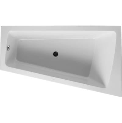 Duravit 700265000000090 - Duravit Paiova 66 7/8" X 39 3/8" Trapezoidal Corner Bathtub In White Acrylic With Center Drain, Drain Sold Separately
