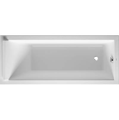 Duravit 700334000000090 - Duravit Starck 66 7/8" X 27 1/2" Rectangular Drop In Bathtub In White Acrylic With Reversible Drain, Drain Sold Separately