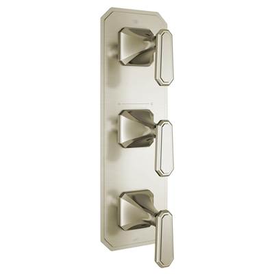 DXV D35170537.144 - Belshire 3 Handle Therm Trim Lever, Bn