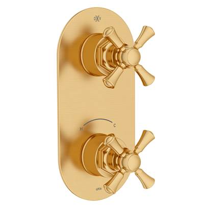 DXV D35155528.427 - Oak Hill 2-Handle Therm Cross Hndle, Sb