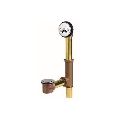 Gerber Plumbing G0041805 - Gerber Classics Pop-Up Fit-All 20 Gauge Drain For Standard Tub Chrome