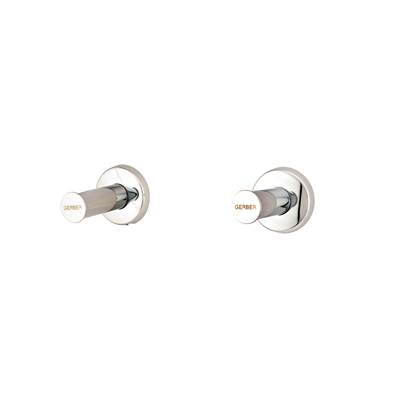 Gerber Plumbing G004787183 - Gerber Classics 2H Straight Pattern Trim & Compression Valve W/ 3/4'' Sweat Connections Less Handles Chrome