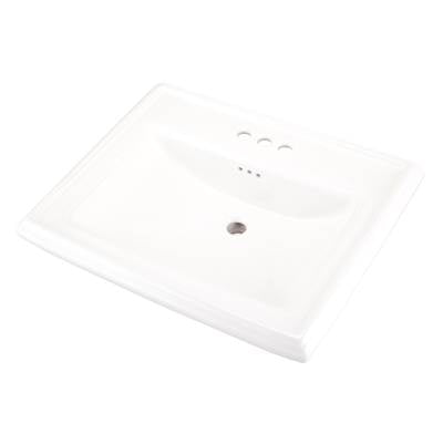 Gerber Plumbing G0012555 - Logan Square Petite Ped Top 24.25:X20.13'' 4''Cc White