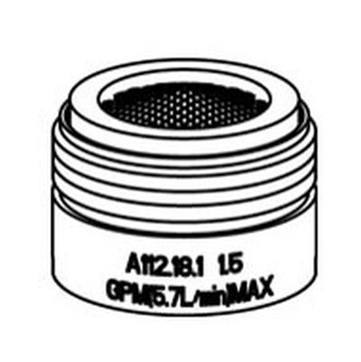 Gerber Plumbing G0091556 - Aerator Kit 1.5Gpm Aerated Junior Male Chrome