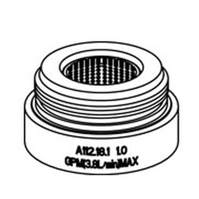 Gerber Plumbing G0091582 - Aerator Kit 1.0Gpm Spray Standard Male Vandal Proof Chrome