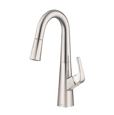 Gerber Plumbing D150518SS - Vaughn 1H Pull-Down Prep Faucet 1.75Gpm Stainless Steel