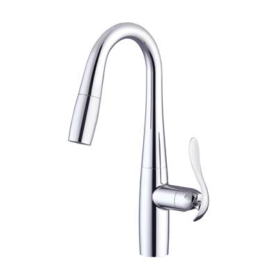 Gerber Plumbing D150612 - Selene 1H Pull-Down Prep Faucet W/ Snapback 1.75Gpm Chrome