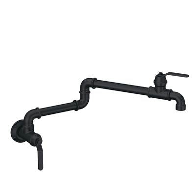 Gerber Plumbing D205037BS - Kinzie Wall Mount Pot Filler 2.2Gpm Satin Black