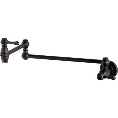 Gerber Plumbing D205057BS - Opulence Wall Mount Pot Filler 2.2Gpm Satin Black