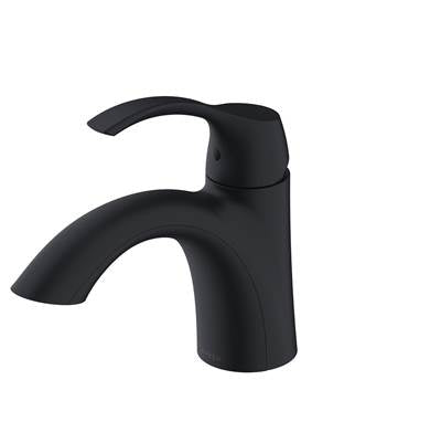 Gerber Plumbing D222522BS - Antioch 1H Lavatory Faucet Single Hole Mount W/ 50/50 Touch Down Drain 1.2Gpm Satin Black