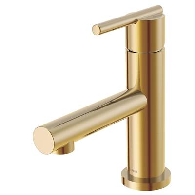 Gerber Plumbing D224158BB - Parma Trim Line 1H Lavatory Faucet Single Hole Mount W/ Metal Touch Down Drain & Optional Deck Plate Included