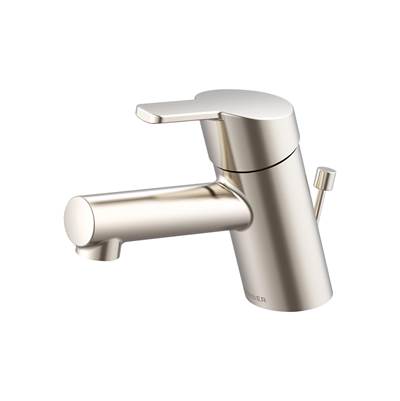 Gerber Plumbing D224530BN - Amalfi 1H Top Control Lavatory Faucet Single Hole W/ Metal Pop-Up Drain 1.2Gpm Brushed Nickel
