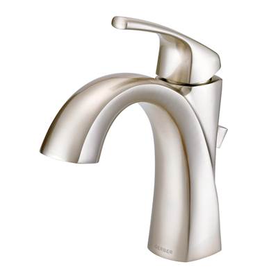 Gerber Plumbing D225018BN - Vaughn 1H Lavatory Faucet Single Hole Mount W/ Metal Pop-Up Drain 1.2Gpm Brushed Nickel