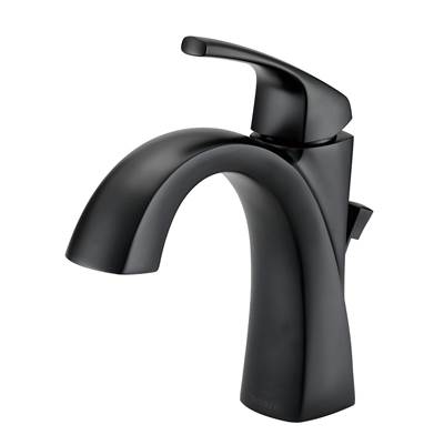 Gerber Plumbing D225018BS - Vaughn 1H Lavatory Faucet Single Hole Mount W/ Metal Pop-Up Drain 1.2Gpm Satin Black