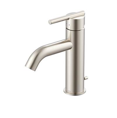 Gerber Plumbing D225258BN - Parma 1H Lavatory Faucet W/ Metal Pop-Up Drain & Optional Deck Plate Included 1.2Gpm Brushed Nickel
