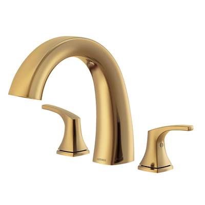 Gerber Plumbing D300918BBT - Vaughn 2H Roman Tub Trim Kit W/Out Spray Brushed Bronze