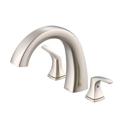 Gerber Plumbing D300918BNT - Vaughn 2H Roman Tub Trim Kit W/Out Spray Brushed Nickel