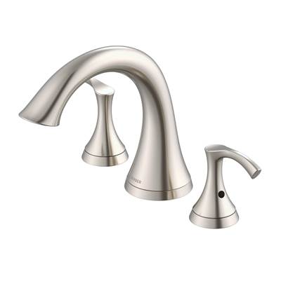 Gerber Plumbing D300922BNT - Antioch 2H Roman Tub Trim Kit W/Out Spray Brushed Nickel