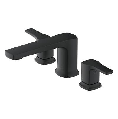 Gerber Plumbing D300970BST - Tribune 2H Roman Tub Trim Kit W/Out Spray Satin Black