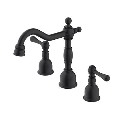 Gerber Plumbing D303257BS - Opulence 2H Widespread Lavatory Faucet W/ Metal Touch Down Drain 1.2Gpm Satin Black