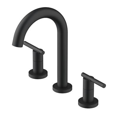 Gerber Plumbing D303658BS - Parma Trim Line 2H Widespread Lavatory Faucet W/ Metal Touch Down Drain 1.2Gpm Satin Black