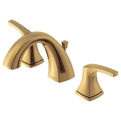 Gerber Plumbing D304118BB - Vaughn 2H Widespread Faucet W/ Metal Pop-Up Drain 1.2Gpm Brushed Bronze