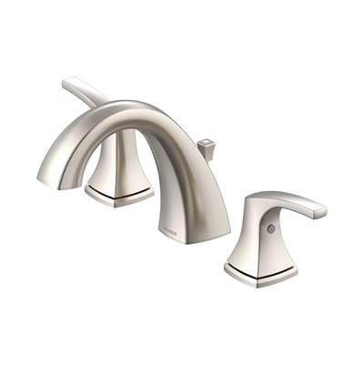 Gerber Plumbing D304118BN - Vaughn 2H Widespread Faucet W/ Metal Pop-Up Drain 1.2Gpm Brushed Nickel