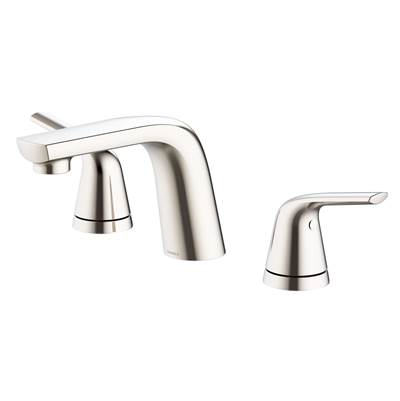 Gerber Plumbing D304134BN - Lemora 2H Widespread Lavatory Faucet W/ Metal Touch-Down Drain 1.2Gpm Brushed Nickel