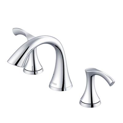 Gerber Plumbing D304222 - Antioch 2H Widespread Lavatory Faucet W/ Metal Touch Down Drain 1.2Gpm Chrome