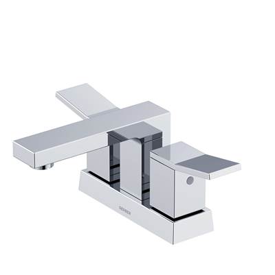 Gerber Plumbing D307019 - Avian 2H Centerset Lavatory Faucet W/ Metal Touch Down Drain 1.2Gpm Chrome